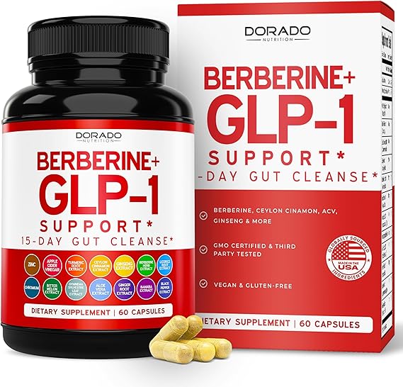 BERBERINE + GLP-1 60 CAP DORADO NUTRITION