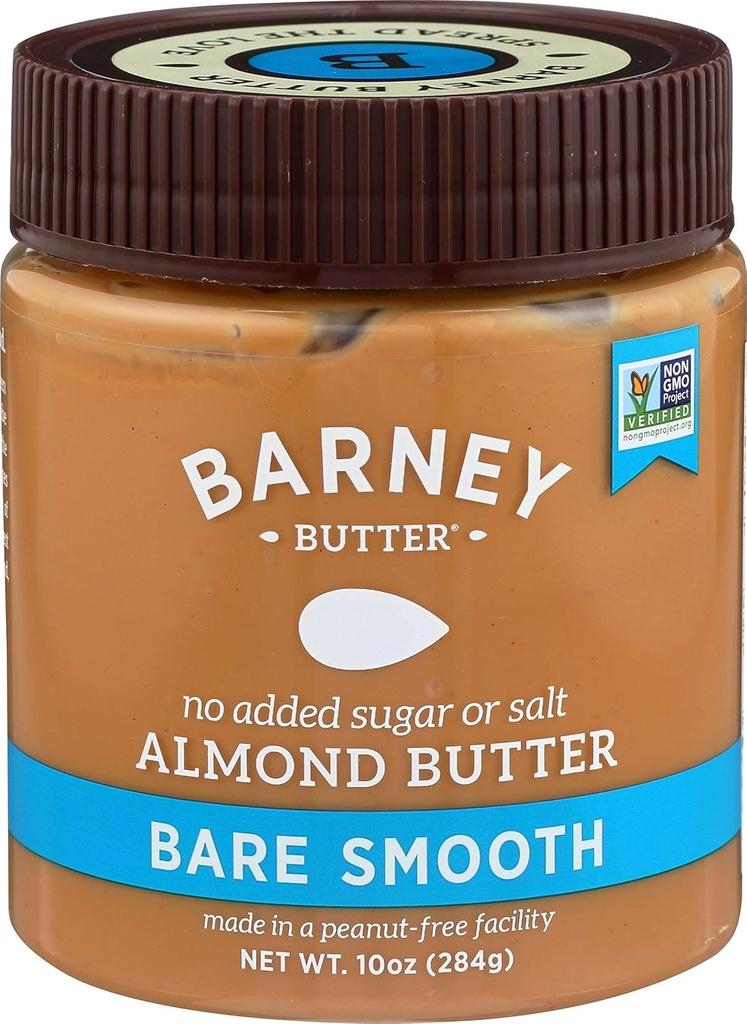 MANTEQUILLA DE ALMENDRA BARE SMOOTH 284 G BARNEY