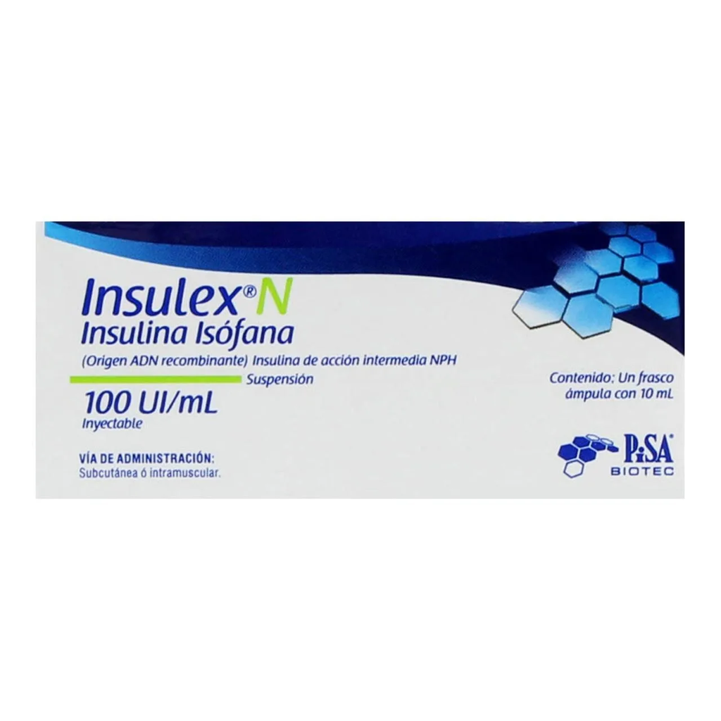 INSULEX N - NPH 100UI/ML VIAL
