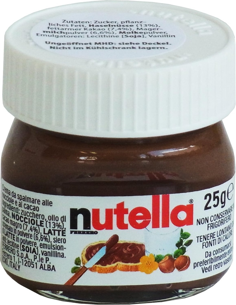 MINI NUTELLA 25 GR OFERTA
