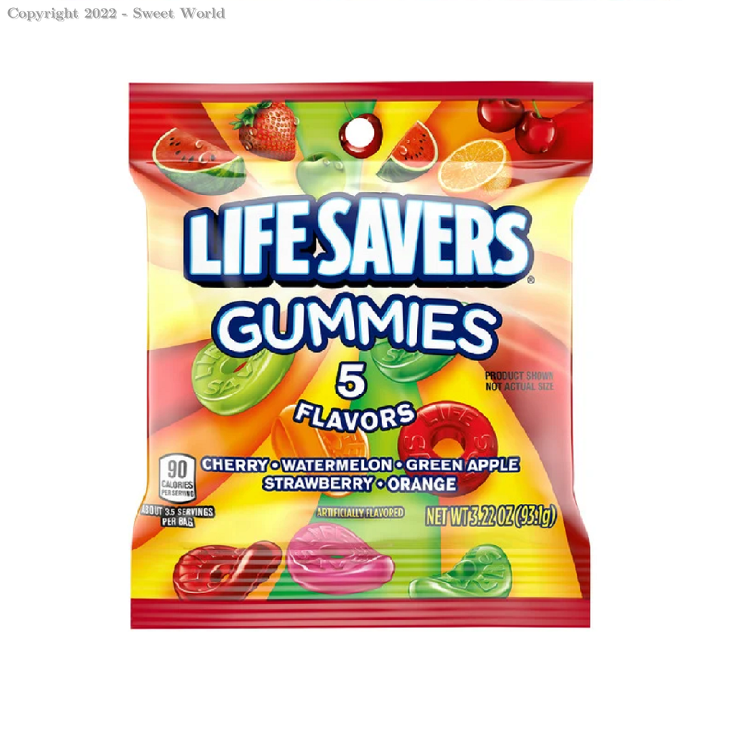 LIFE SAVERS GUMMIES 5 FLAVORS 91.3 GR