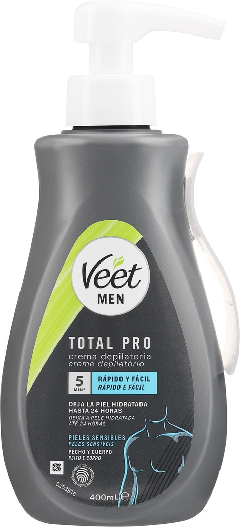CREMA DEPILATORIA VEET MEN PARA PIEL SENSIBLE 400 ML