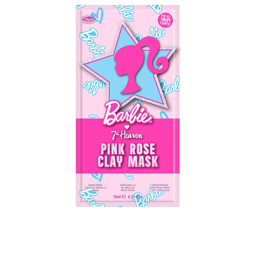 7TH HEAVEN BARBIE MASCARILLA FACIAL DE ARCILLA ROSA 1 UND