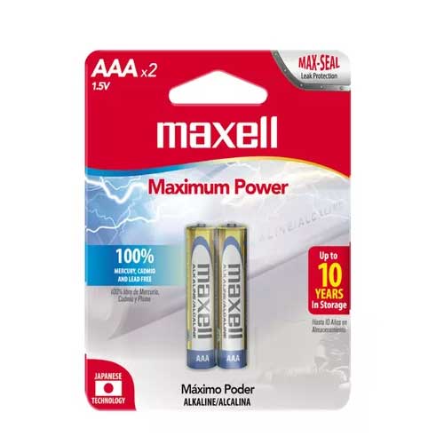 PILA ALCALINA AAA 2UND MAXEL