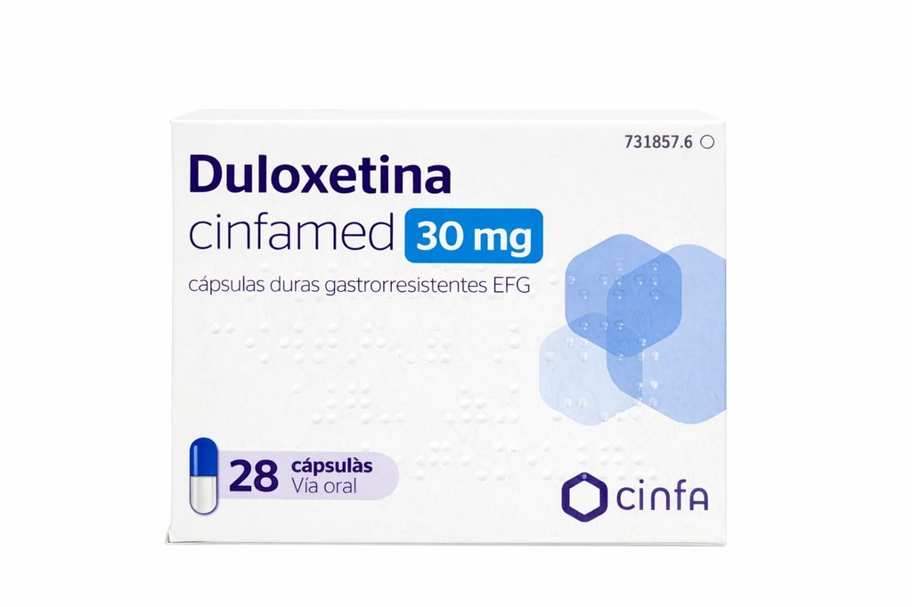 DULOXETINA 30 MG 28 CAP CINFA