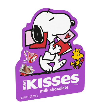 HERSHEYS KISSES MILK CHOCOLATE SNOOPY 396 GR