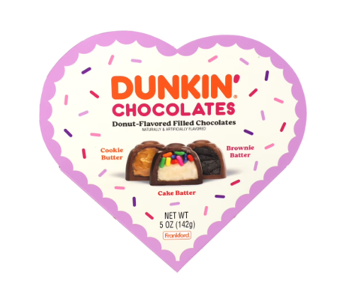 DUNKIN CHOCOLATES CORAZON SAN VALENTIN 142 GR