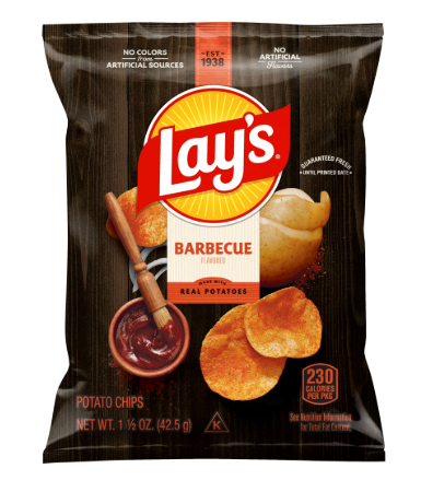 PAPAS LAYS BARBECUE FLAVORED 42.5 GR