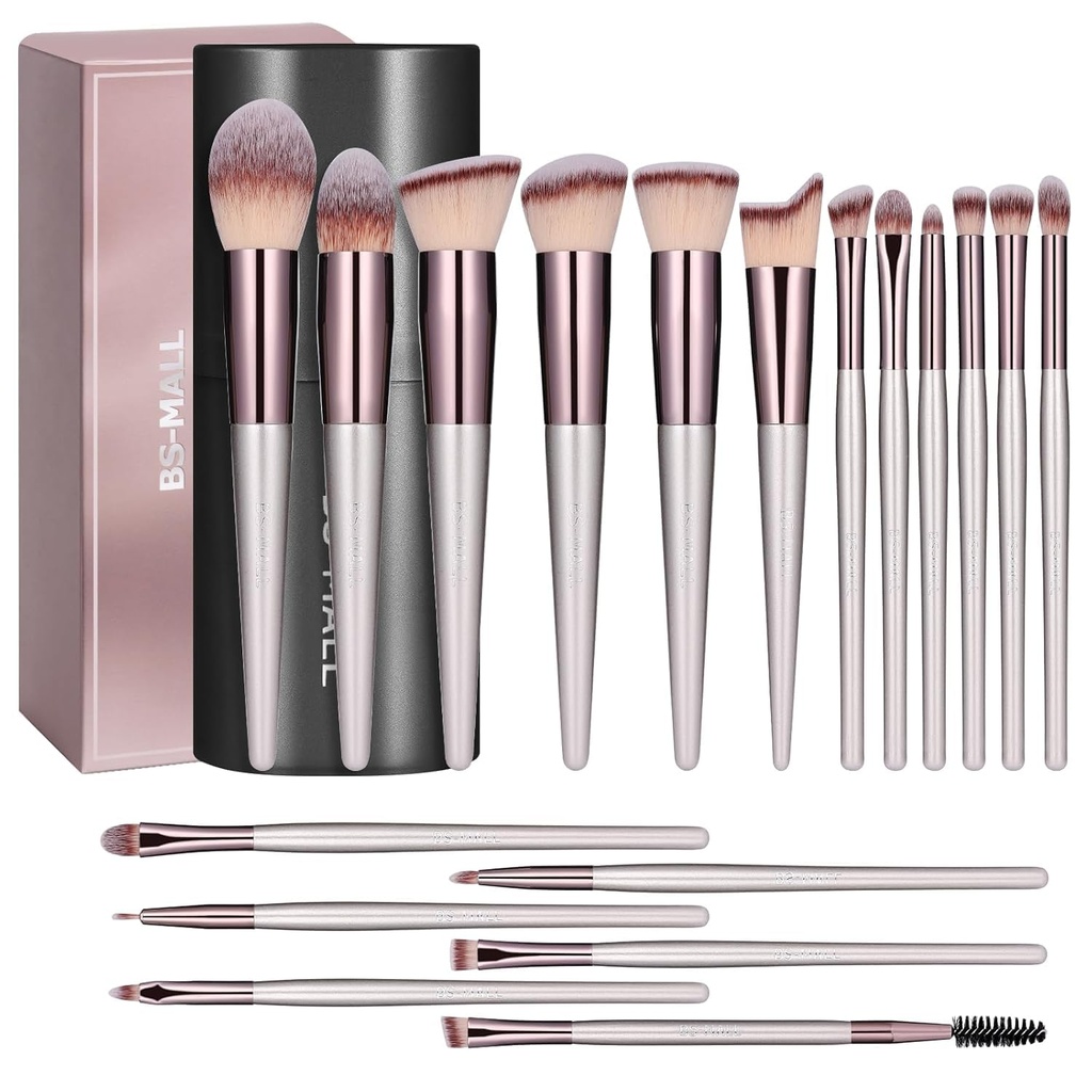 BS-MALL BROCHAS DE MAQUILLAJE 18 PCS