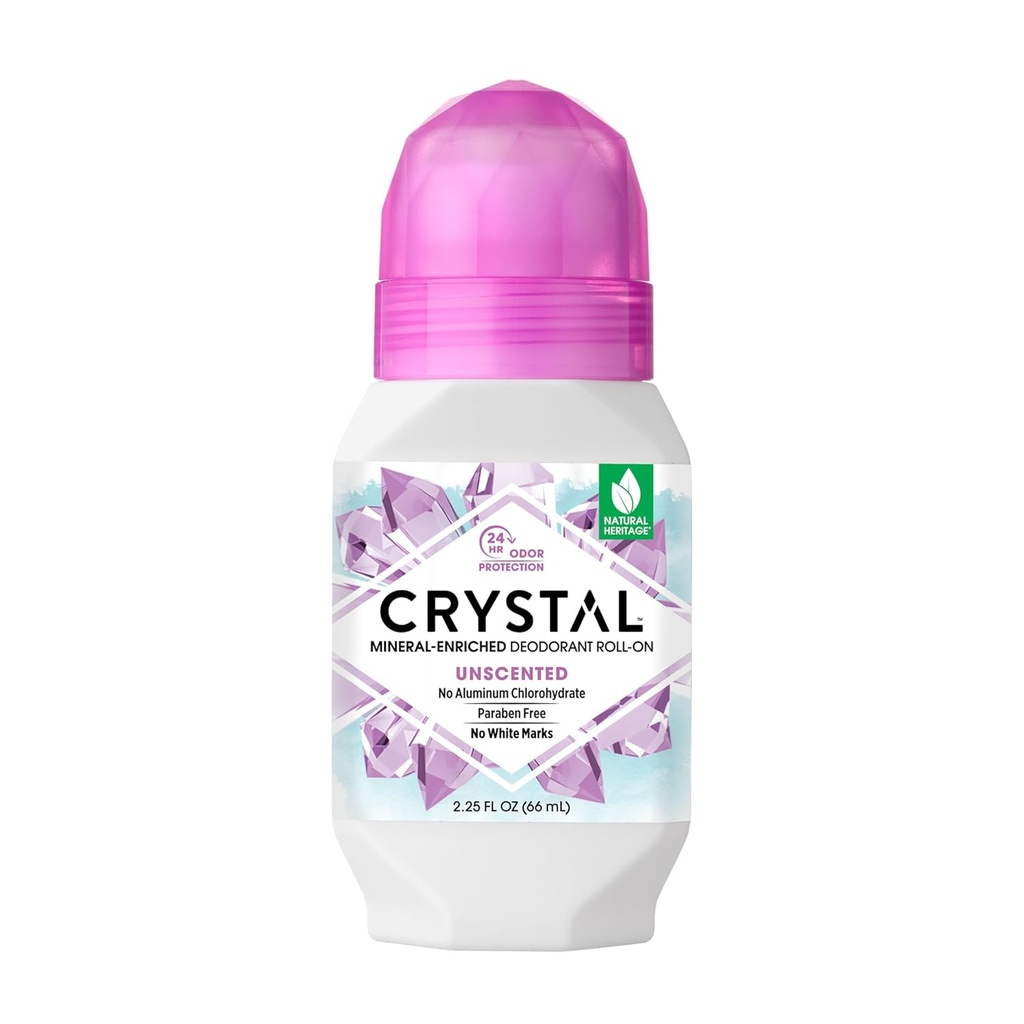 DESOSORANTE SIN AROMA, SIN ALUMINIO CRYSTAL BODY 66 ML