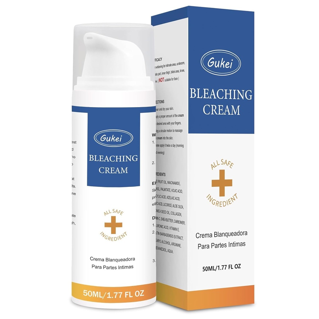 CREMA BLANQUEADORA PARA PARTES INTIMAS 50 ML GUKEI