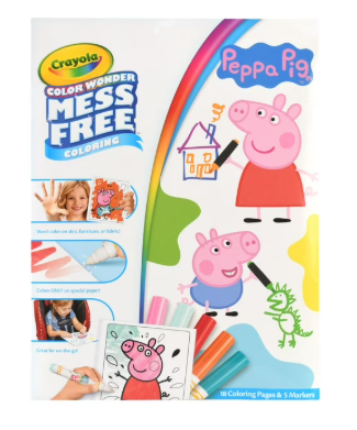 COLOR WONDER SIN DESORDEN PEPPA PIG CRAYOLA