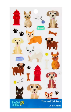 STICKERS HELLO HOBBY ANIMALES 26CT