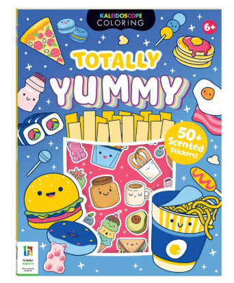 TOTALLY YUMMY LIBRO PARA COLOREAR + STICKERS