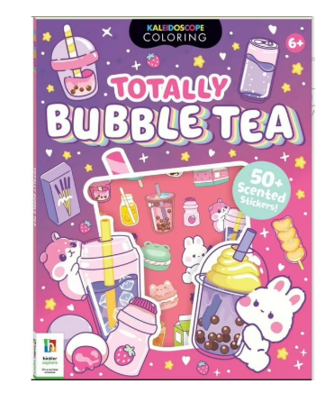TOTALLY BUBBLE TEA LIBRO PARA COLOREAR + STICKERS