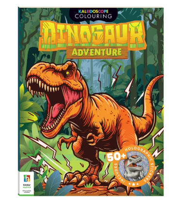TOTALLY DINOSAUR EXPLORERS LIBRO PARA COLOREAR + STICKERS