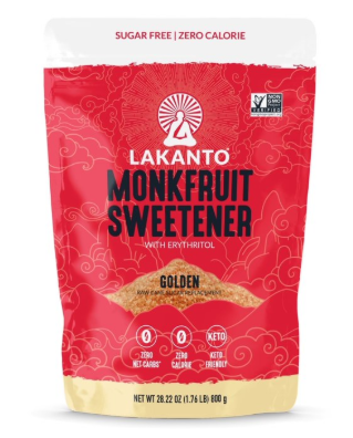 EDULCORANTE LAKANTO MONKFRUIT GOLDEN 800 GR