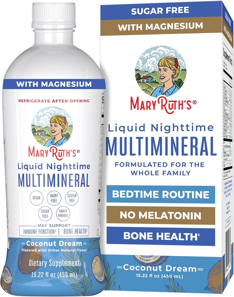 MARY RUTH'S LIQUID NIGHTTIME MULTIMINERAL COCO 450 ML