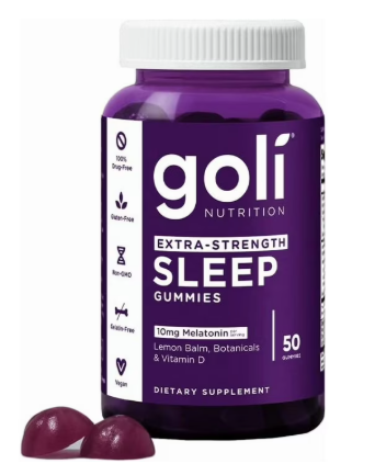 GOLI EXTRA STRENGTH SLEEP 10MG 50 GUMMIES