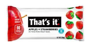 THATS IT BAR UNIDAD APPLE+STRAWBERRIES 20 GR