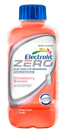 ELECTROLIT ZERO STRAWBERRY BANANA 355 ML