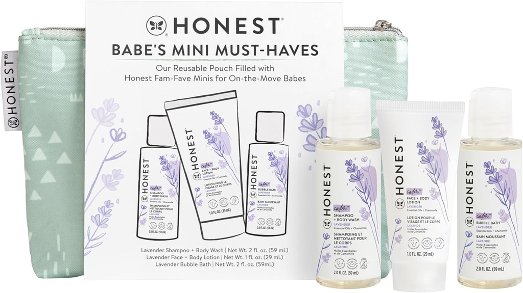 BABY GIFT SET HONEST MINI MUST-HAVES 3 CT