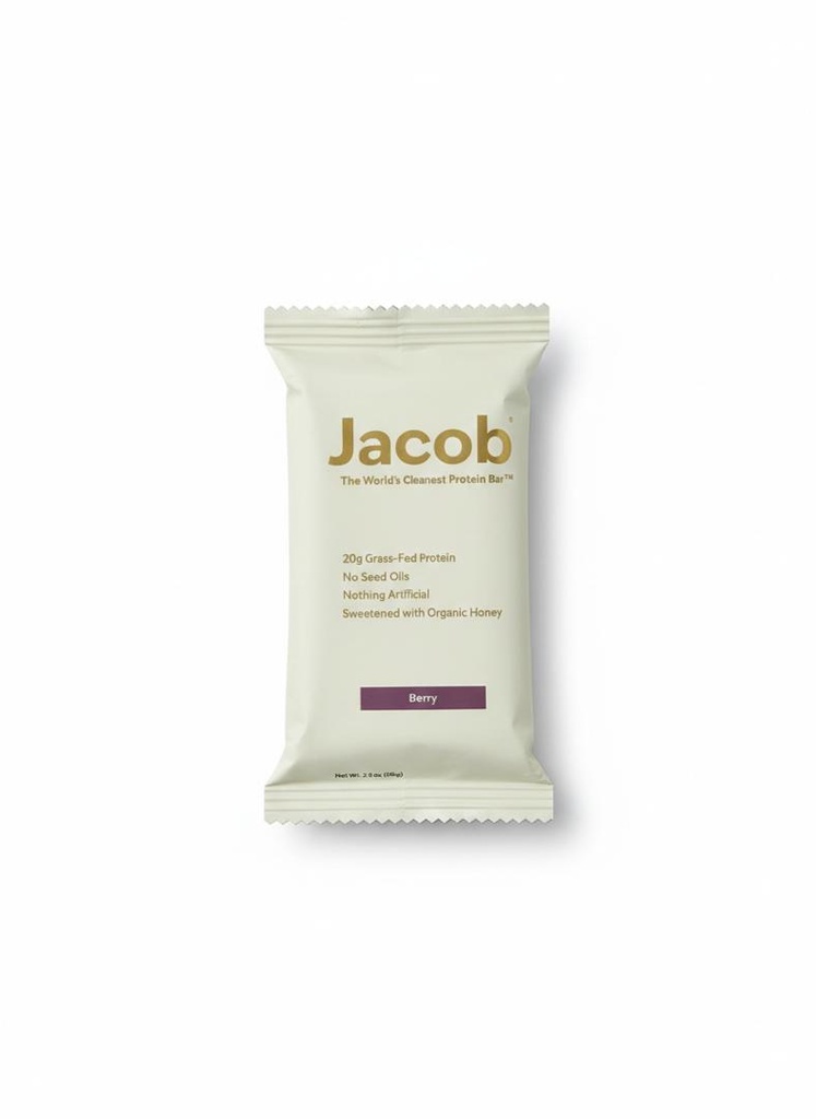 BARRA ALTA EN PROTEINA SABOR BERRY 58 G JACOB