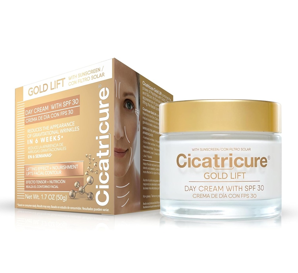 CICATRICURE CREMA DE DIA CON FPS 30 GOLD LIFT