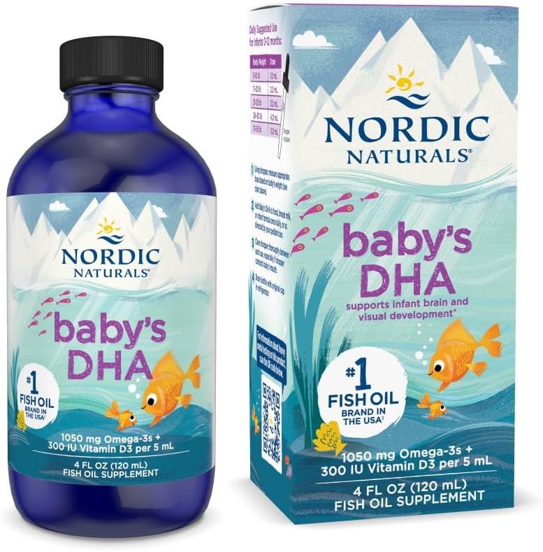 DHA BABYS FISH OIL 120 ML NORDIC NATURALS