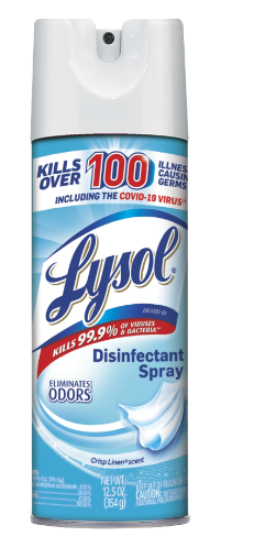 LYSOL DISINFECTANT SPRAY LINEN 12.5 OZ