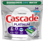 CASCADE PLATINUM FRESH SCENT 14 CT