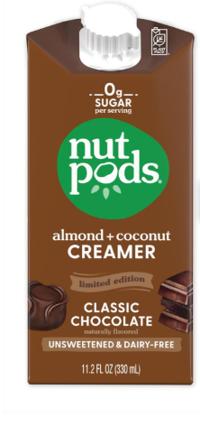 CREMA PARA CAFE SIN AZUCAR CHOCOLATE NUTPODS 330ML