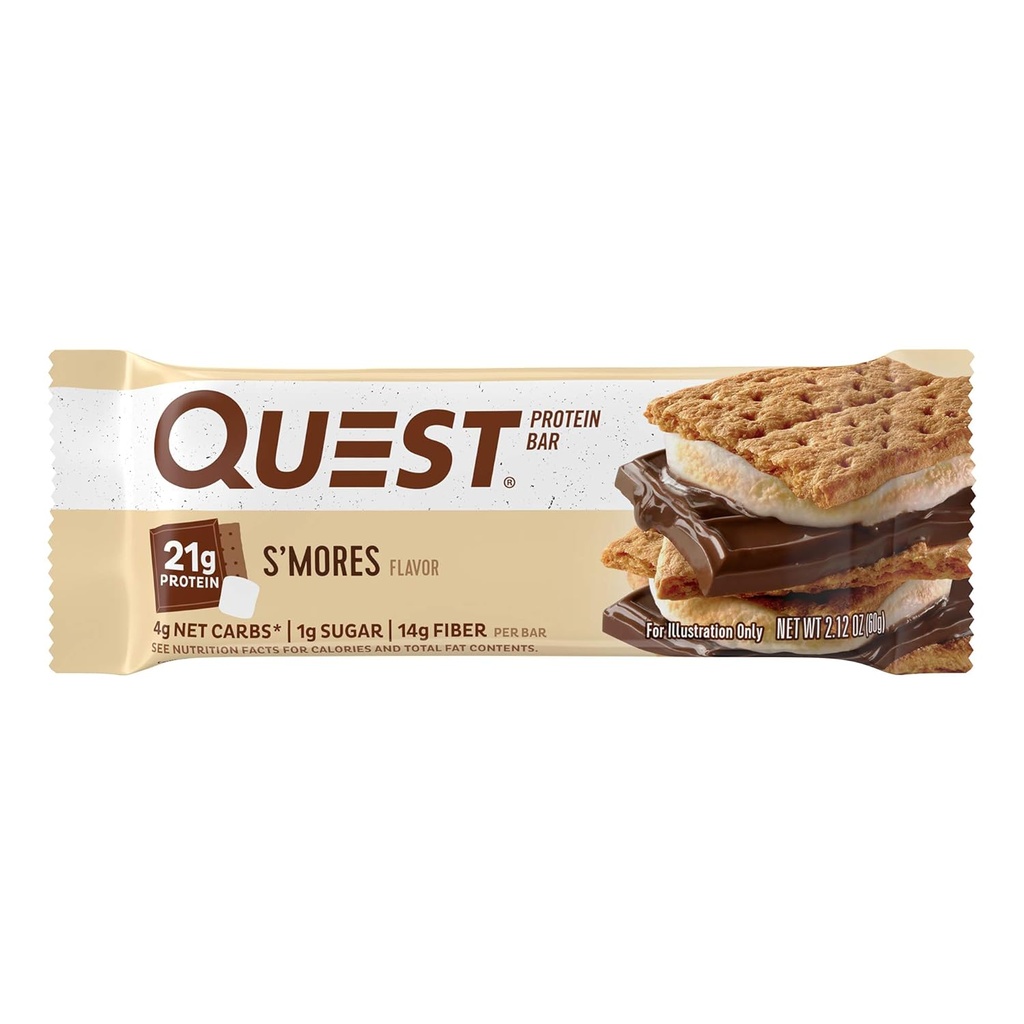 QUEST SMORES BARRA PROTEICA 60 GR