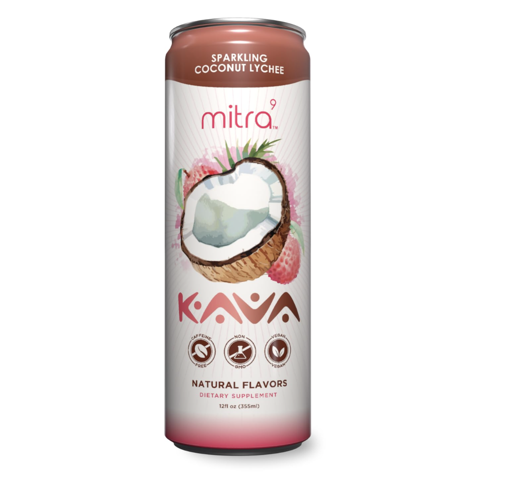 SPARKLING COCONUT LYCHEE 355 ML KAVA MITRA 9