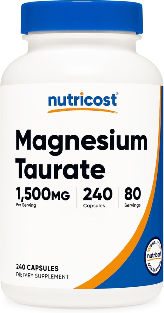 MAGNESIUM TAURATE 1.500 MG 240 CAP NUTRICOST