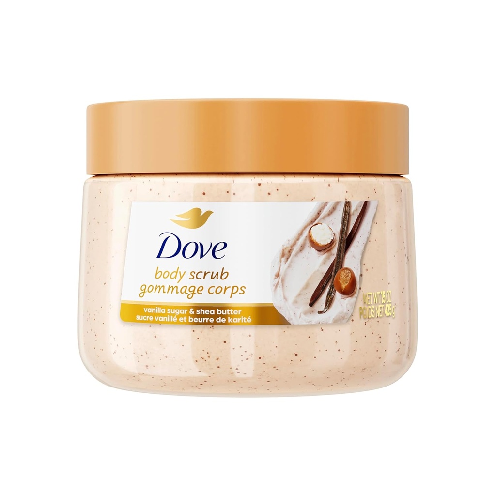 CREMA DOVE BODY SCRUB GOMMAGE CORPS VAINILLA SUGAR 15 OZ