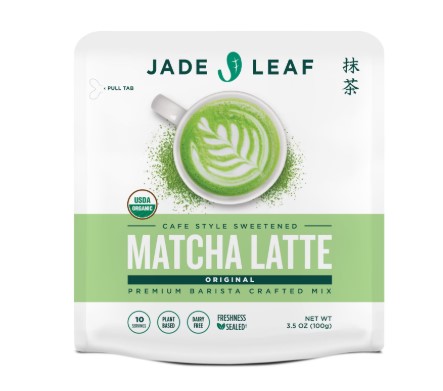 MATCHA LATTE 10 SERVES JADE LEAF