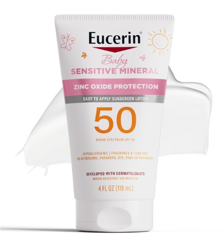 EUCERIN BABY SENSITIVE MINERAL PROTECTOR SOLAR 50 SPF 118ML