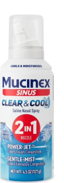MUCINEX SINUS CLEAR & COOL SPRAY 127 G