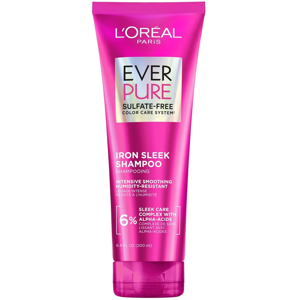 EVER PURE IRON SLEEK SHAMPOO 200 ML LOREAL PARIS