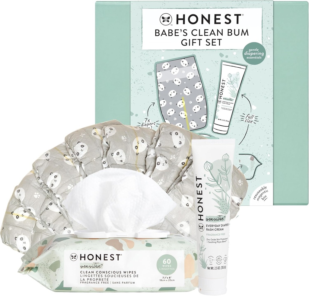 BABY CLEAN BUM HONEST GIFT SET 3 CT