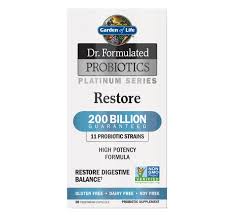 DR. FORMULATED PROBIOTICS RESTORE 200 BILLION X 28 CAPS GARDEN OR LIFE