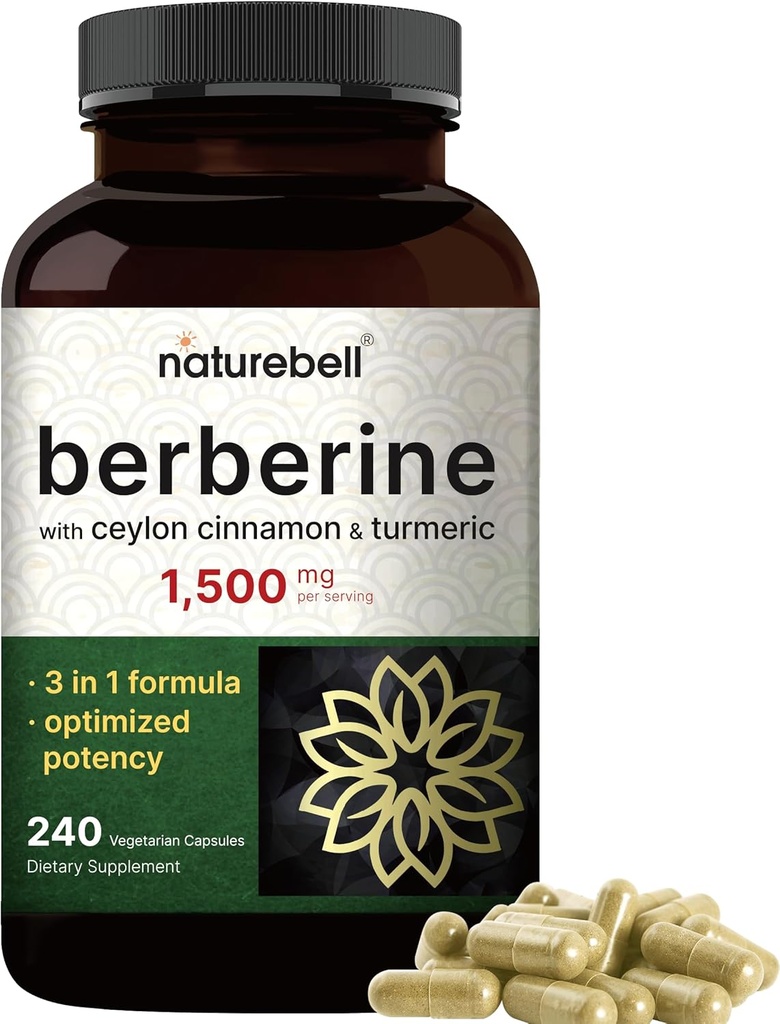 BERBERINE 1.500 MG 240 CAP NATUREBELL