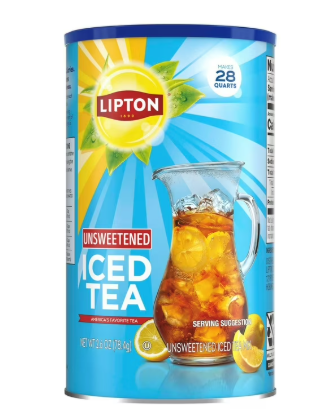 LIPTON ICED TEA UNSWEETENED EN POLVO 78.4 G