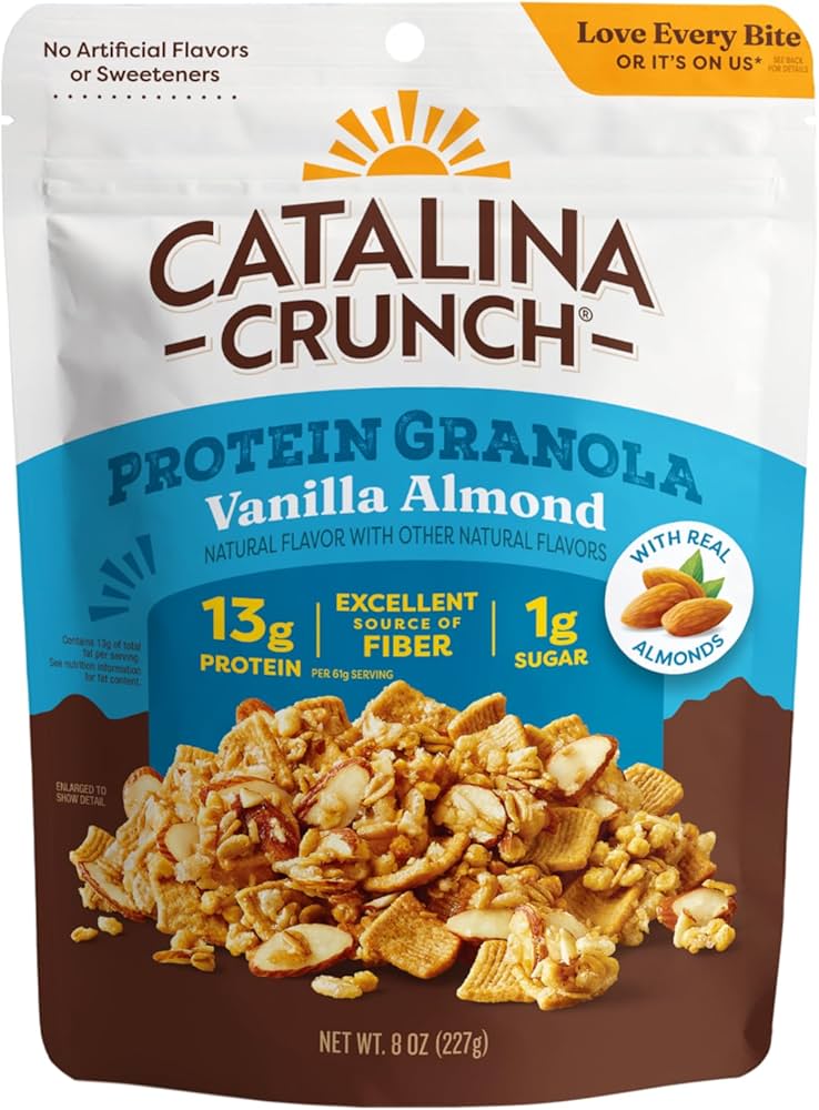 CEREAL PROTEIN GRANOLA VANILLA ALMOND 227G CATALINA CRUNCH