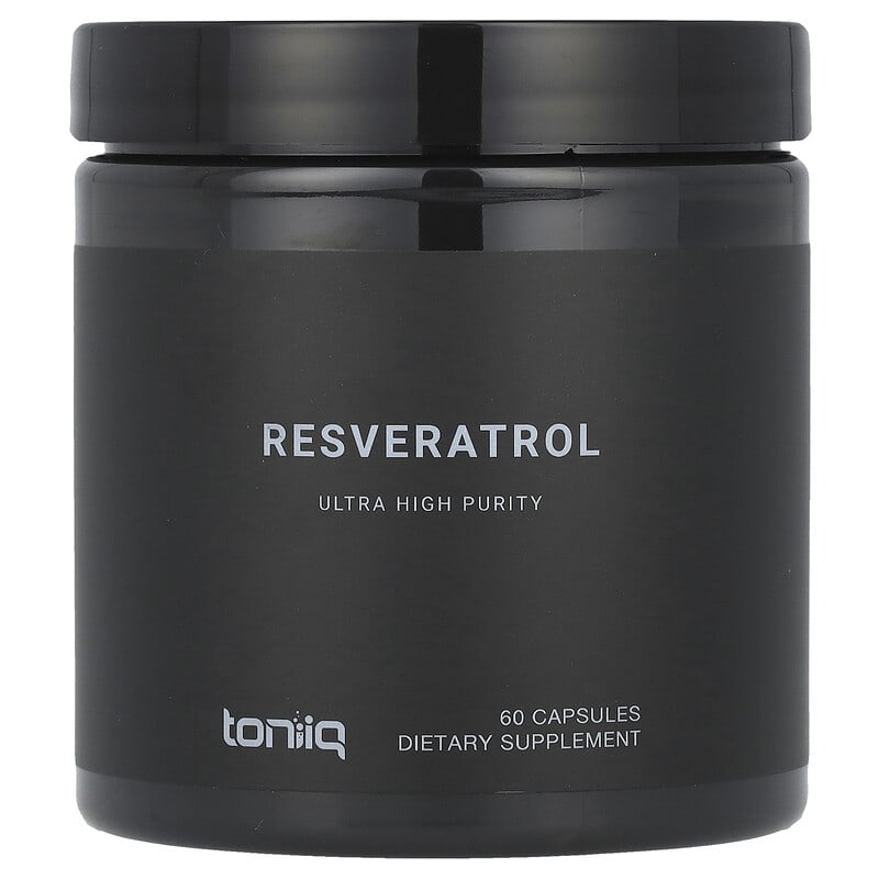 RESVERATROL ULTRA HIGH PURITY 600MG X 60 CAPS TONIQ