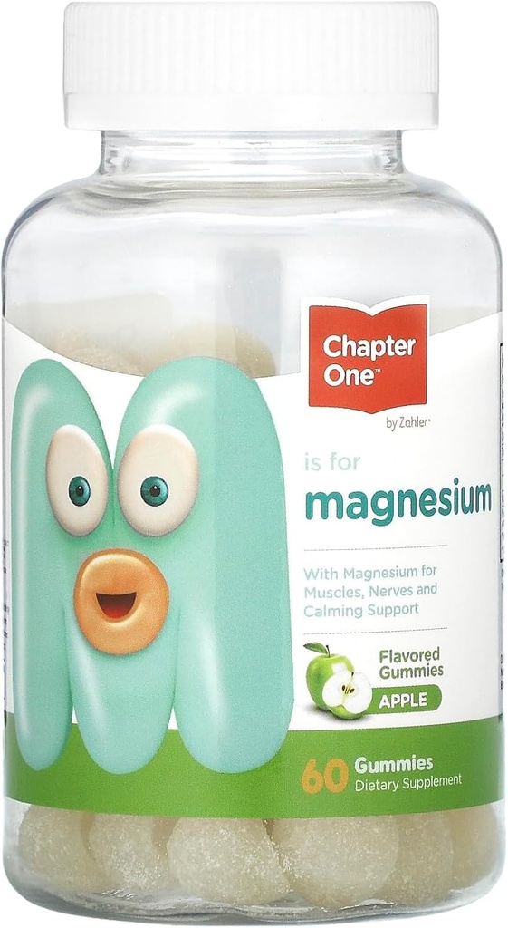CITRATO DE MAGNESIO X 60 GOMITAS SABOR MANZANA CHAPTER ONE