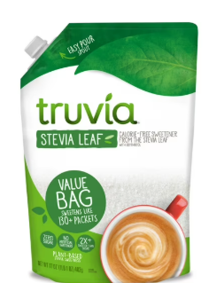 TRUVIA STEVIA LEAF VALUE BAG ZERO SUGAR 482 GR