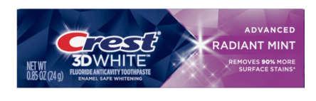 CREST 3D WHITE ADVANCE RADIANT MINT 24 G