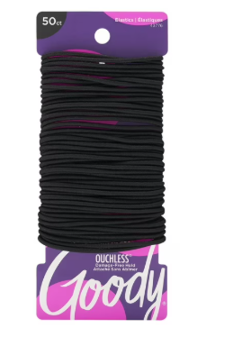 COLITAS ELASTICAS NEGRAS GOODY 50 CT